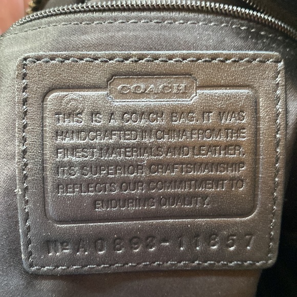 Authenticated Coach Signature Soho Hobo Shoulder Bag - Picture 9 of 14